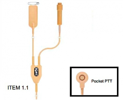Combined Microphone/Inductor & PTT